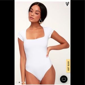 Free People Square Eyes Bodysuit